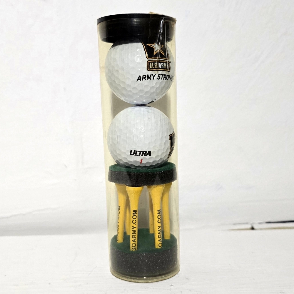 U.S ARMY GOLF BALLS & TEES SET - Wilson Ultra